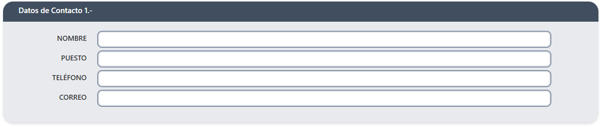 Datos Contacto