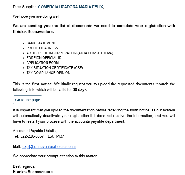 Missing Documentation